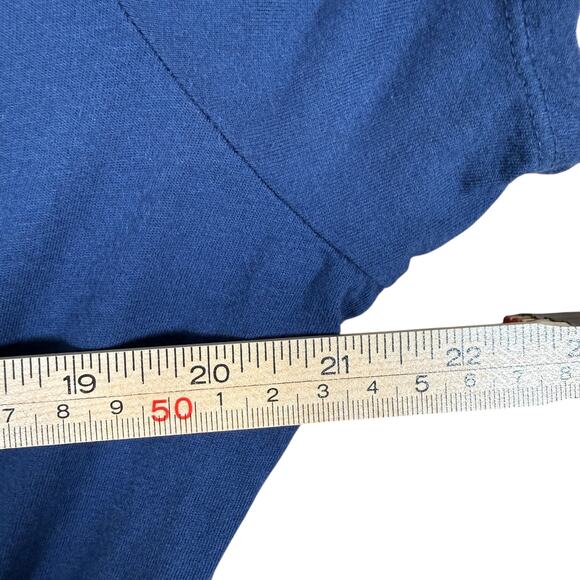 JW Los Angeles Blue Embroidered Cotton Boho Dress | Short Sleeve Tunic | XL - Picture 8 of 10